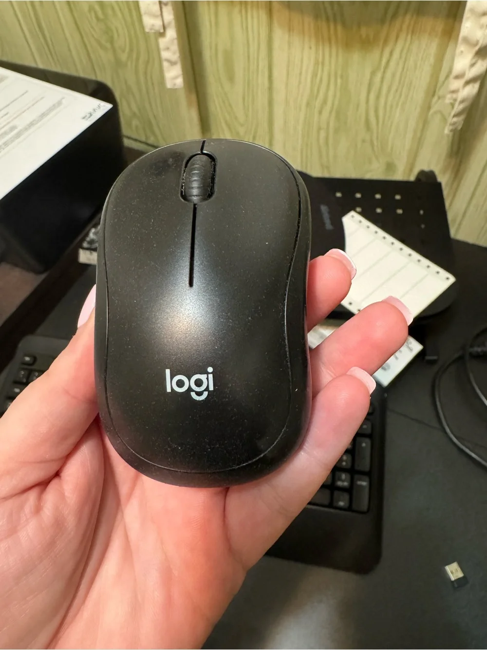 Logitech Black Wireless Keyboard and Mouse Combo